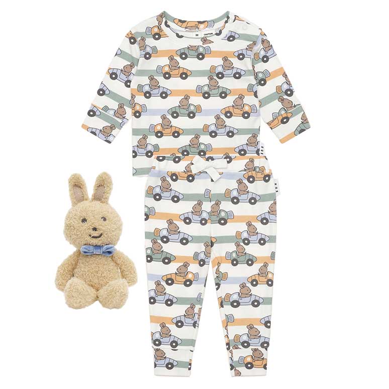 Huxbaby Carrot Car Sleep Set & Friend 6M-3Y